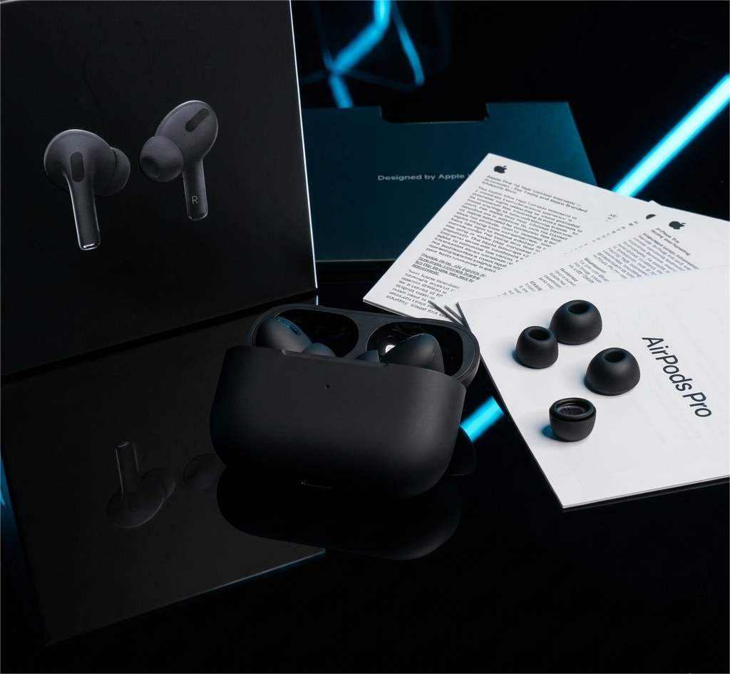 Airpods Pro 2 Noise Reduction Wireless Earbuds - Airpods Pro 2 with ANC | Airpods For Android & IOS - Black